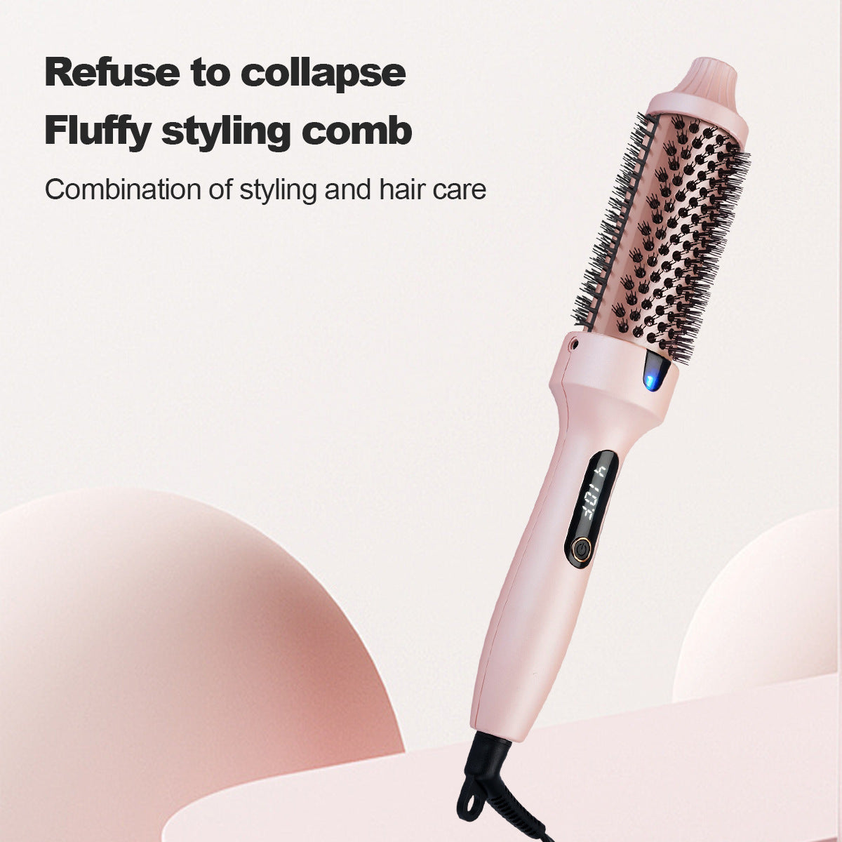 Blowout Boost 1.5" Ionic Thermal Brush - Adjustable Heat Up to 420°F, LED Display