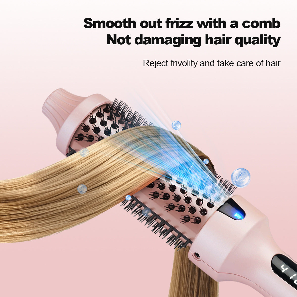 Blowout Boost 1.5" Ionic Thermal Brush - Adjustable Heat Up to 420°F, LED Display