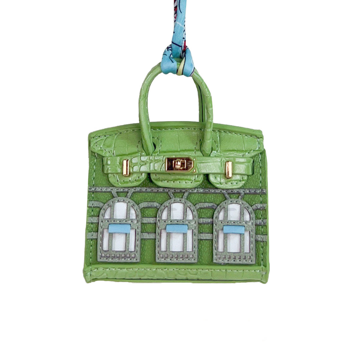 Mini House-Shaped Protective Case for Wireless Earbuds, Keys, and Small Items - Dual-Use Keychain Pouch with Fun Cartoon Print