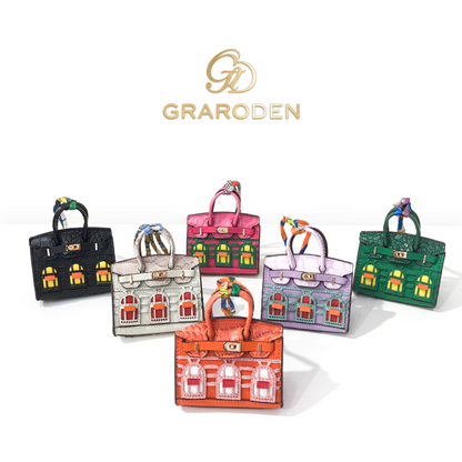 Mini House-Shaped Protective Case for Wireless Earbuds, Keys, and Small Items - Dual-Use Keychain Pouch with Fun Cartoon Print