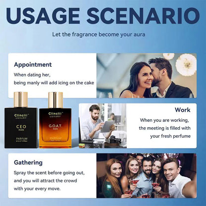 🔥Flash Sale: 40% OFF New Year Picks🔥Gentlemen's Fragrance Setwith CEO MAN Perfume &G.O.A.T MAN Aroma